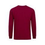 Classic Long Sleeve T-Shirt – Maroon - Image 2