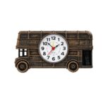 City Bus Decor Alarm Clock Brown